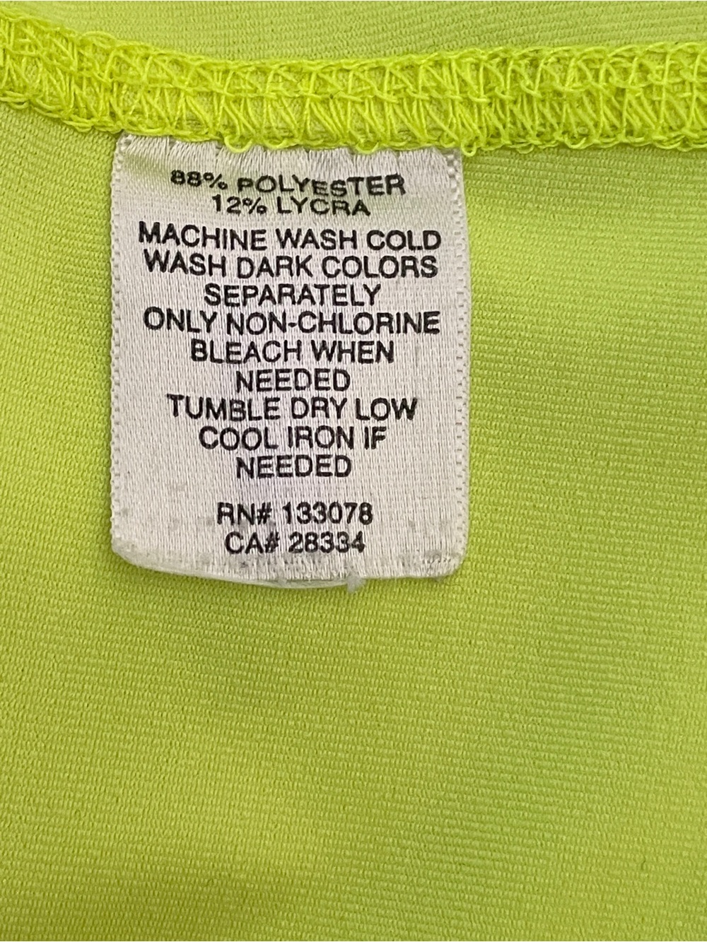 Lucky in Love Neon Lime Tennis Pickleball Skort Skirt, Tiered Layers, Sz Medium - Picture 4 of 9